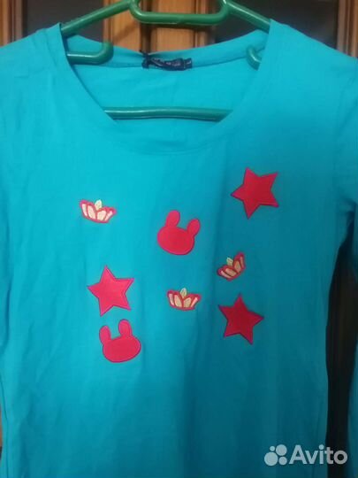 Голубая кофта