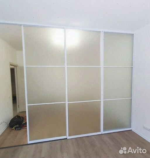 Двери купе в ниши, шкафы