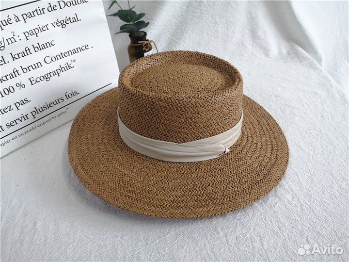 Шляпа соломенная