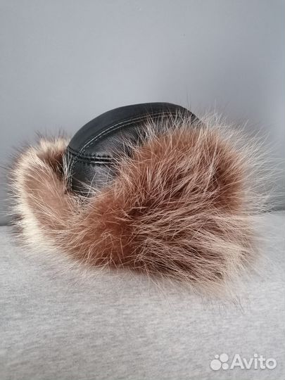 Шапка ушанка детская натуральный мех