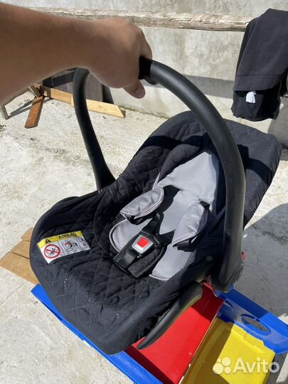 Коляска для двойни Mikado Tween Delux 3 в 1