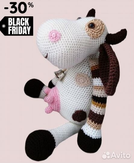 Мягкая игрушка Корова, подарок ребенку