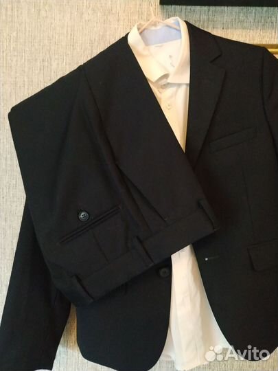 Школьный костюм для мальчика 134 синий