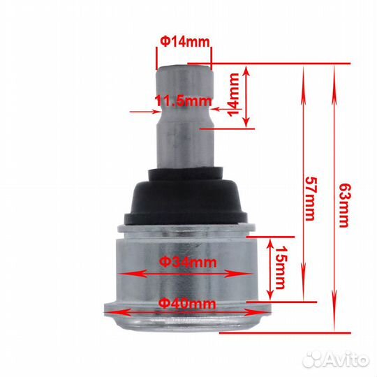 Опора шаровая нижняя CF moto