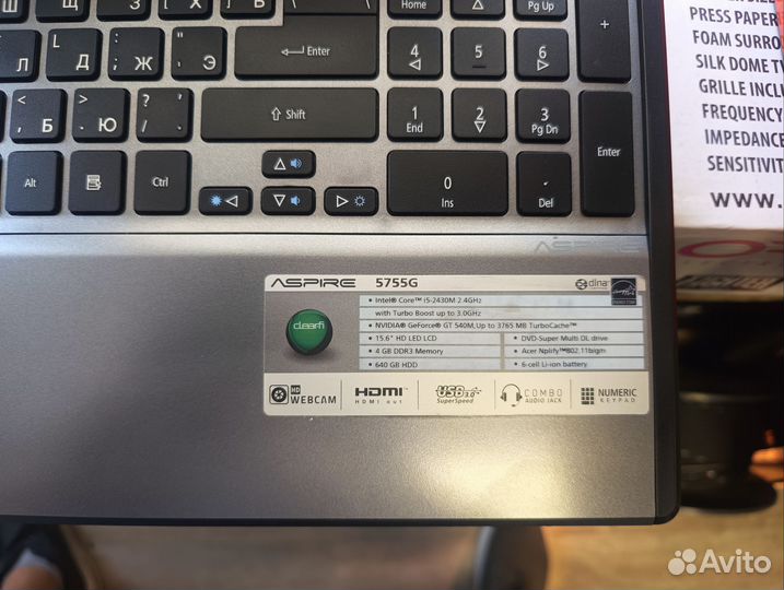 Acer Aspire 5755G Игровой