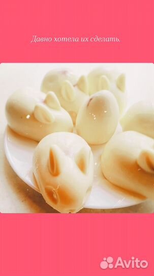 Муссовые пирожные на пасху