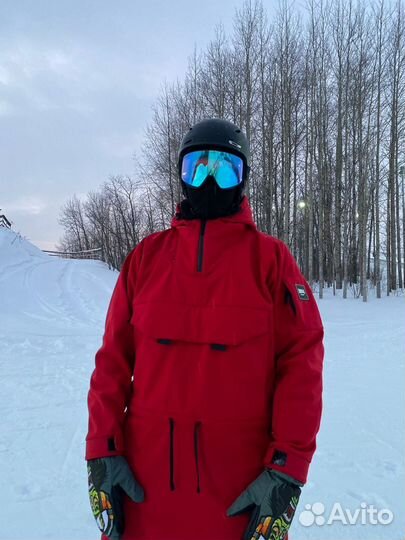 Анорак горнолыжный мужской NM4 Homies gravity red