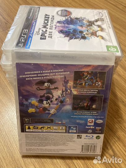 Диск PS3 лицензия Seald «Epic Mickey две легенды»