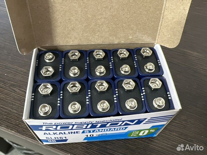 Батарейка Robiton 6LR61 9V