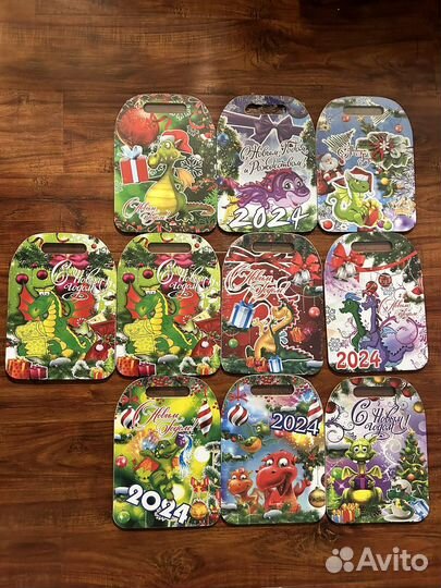 Доска разделочная новогодняя