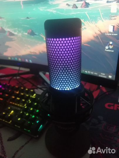 HyperX QuadCast S чёрный