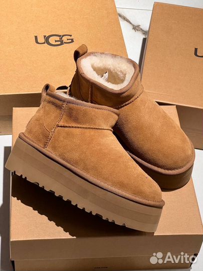 Замшевые Ugg рыжие