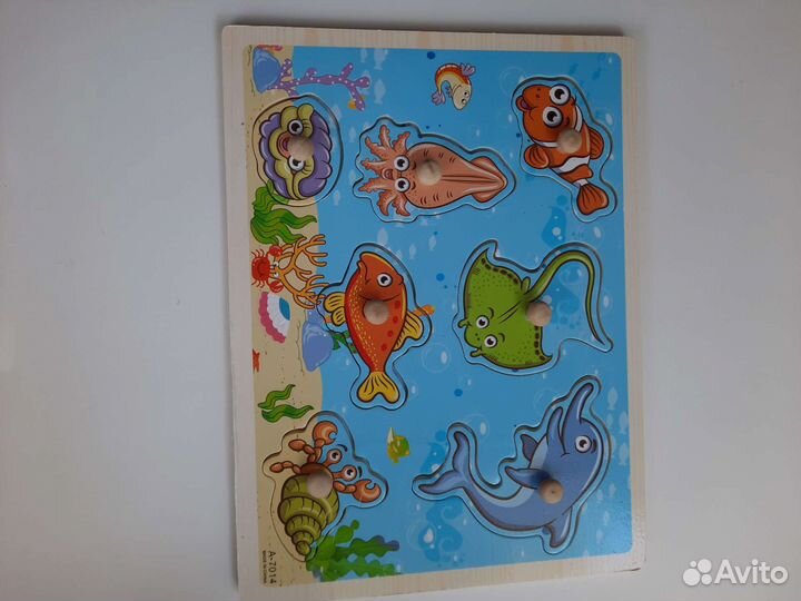 Магнитная рыбалка червячки, Рамка вкладыш