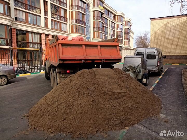 Песок Крупный мытый
