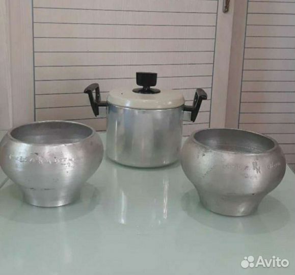 Новые чугуннки и новая кастрюля СССР