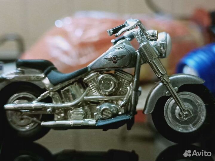 Мотоцикл Harley Davidson Fat Boy от Hot Wheels