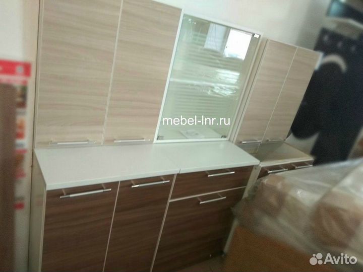 Кухня 1,8 м Радуга шимо темный/светлый