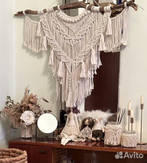 Настенное панно макраме