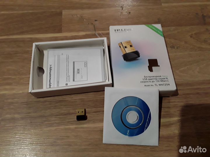 Беспроводной сетевой USB-адаптер TP-Link TL-WN725N