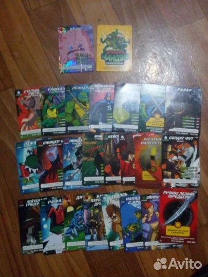 Карточки черепашки ниндзя