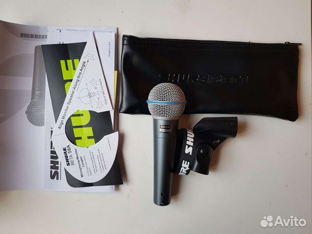 Shure Beta58A вокальный микрофон объявление продам