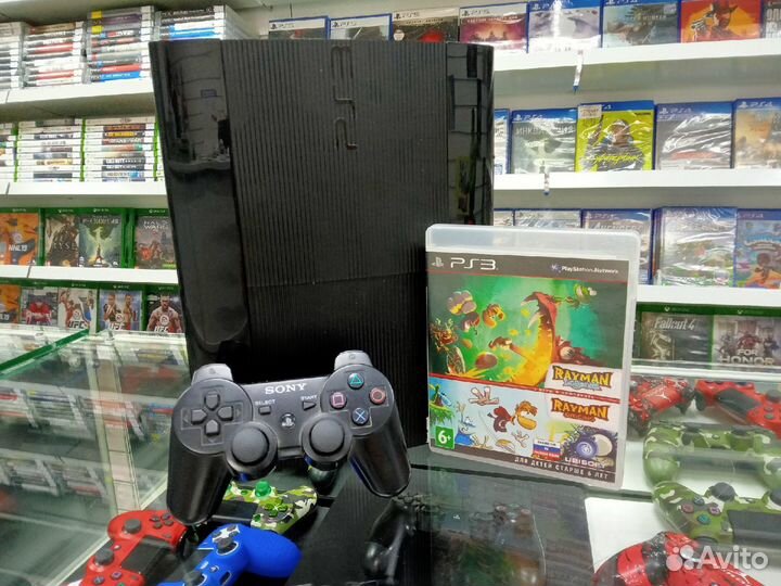 PlayStation 3 Super Slim + Rayman Legends/Origins