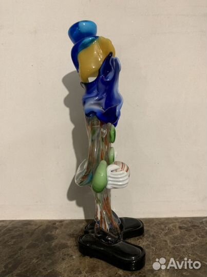 Статуэтка «клоун».Мурано-28 см