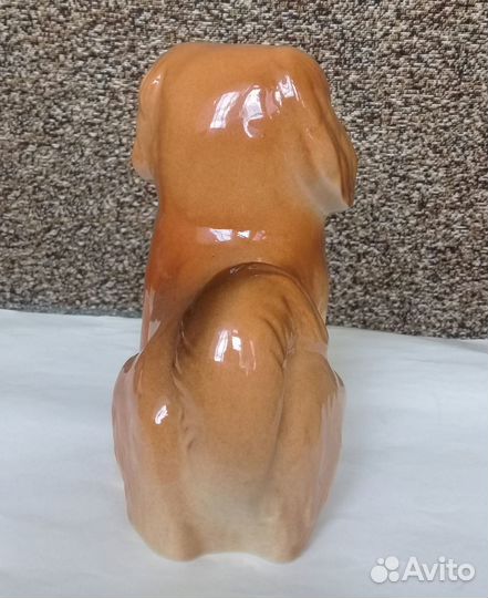 Фарфоровая Статуэтка Собака Пекинес, лфз