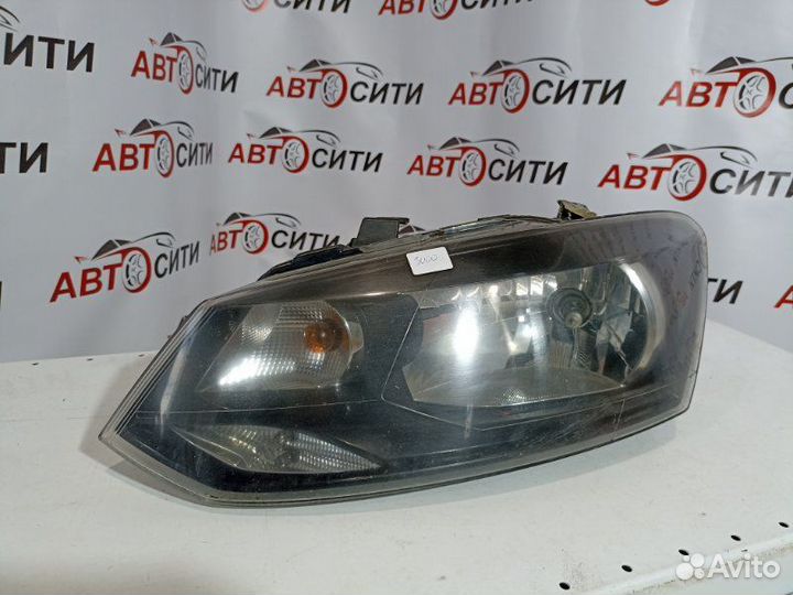 Фара галогеновая передняя левая Volkswagen Polo