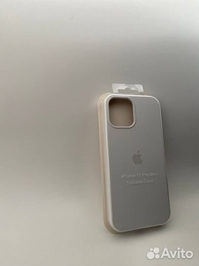 Силиконовый чехол на iPhone 12 Pro Max Белый