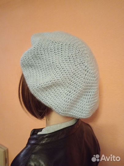 Берет вязаный