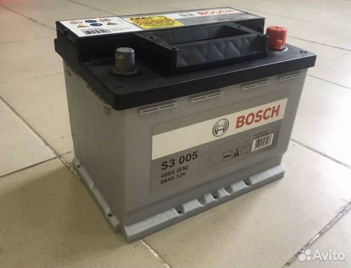 Аккумулятор Bosch S3 56Ah 480А S30 060