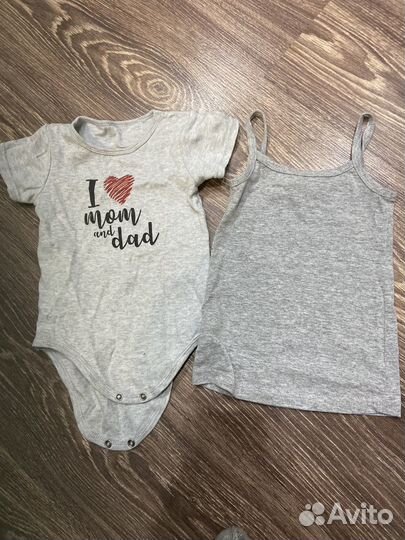 Детская одежда для девочек 80 86 пакетом