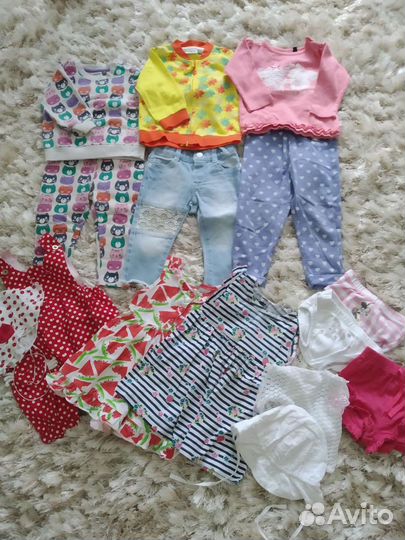 Вещи на девочку с рождения до года