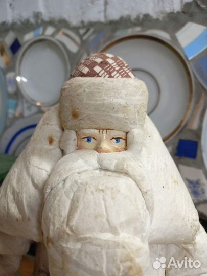 Дед Мороз. Ватный. СССР
