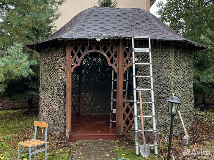 Продам беседку дерево под разбор и самовывоз 4,5 х