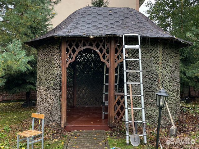 Продам беседку дерево под разбор и самовывоз 4,5 х