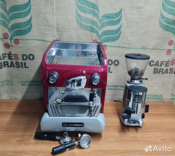Кофемашина Rancilio Epoca + кофемолка Mazzer