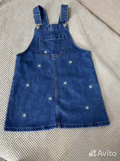 Джинсовый комбинезон для девочки