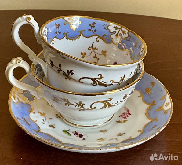 Чайное трио с нюансами. Антикварное. Англия