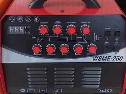 Аргонодуговая сварка wsme 250 AC/DC Pulse