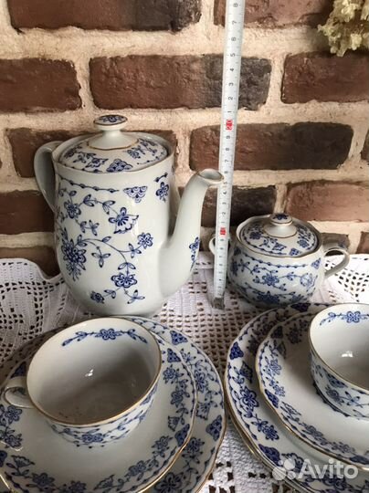 Сервиз чайный Kalk mark cobalt