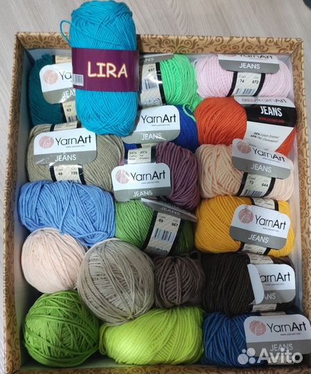 Пряжа полухлопковая