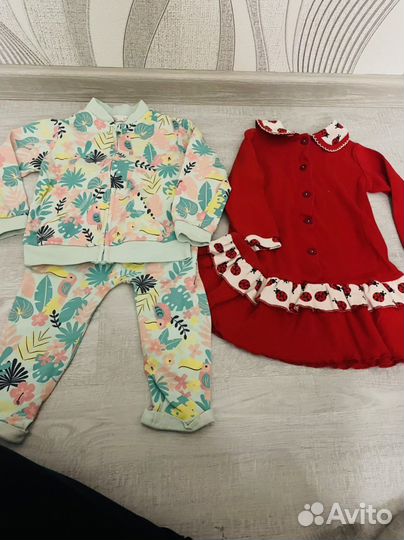 Вещи пакетом на девочку от 86 размера