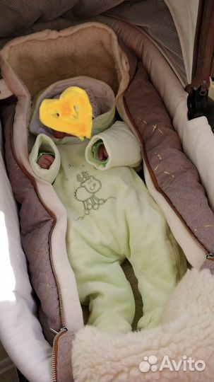 Конверт из натуральной овчины