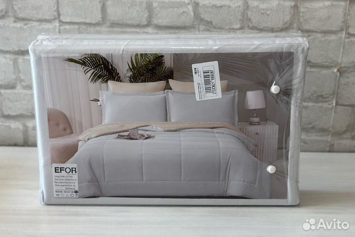 Комплект постельного белья сатин, Евро