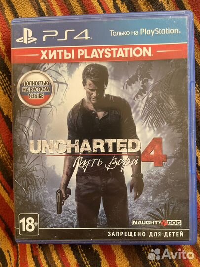 Uncharted 4 путь вора ps4