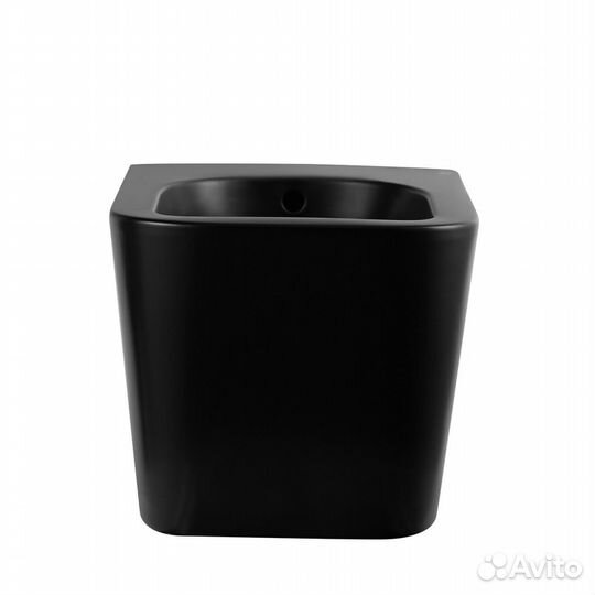 Биде Rechteck подвесное черное матовое