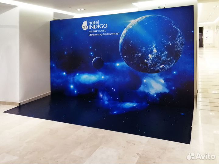 Баннер, фотозона, прессвол стенд из бруса