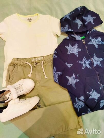 Вещи пакетом на мальчика 116-122